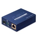 PLANET GUP-805A-95W 100/1000BASE-X SFP to 10/100/1000BASE-T 802.3bt PoE++ Media Converter (95 Watts) 